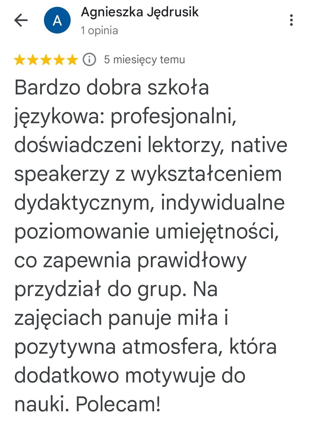 opinia