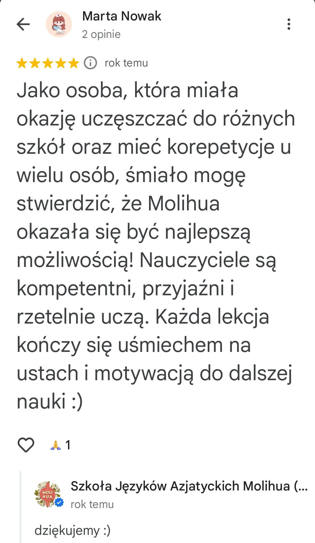 opinia
