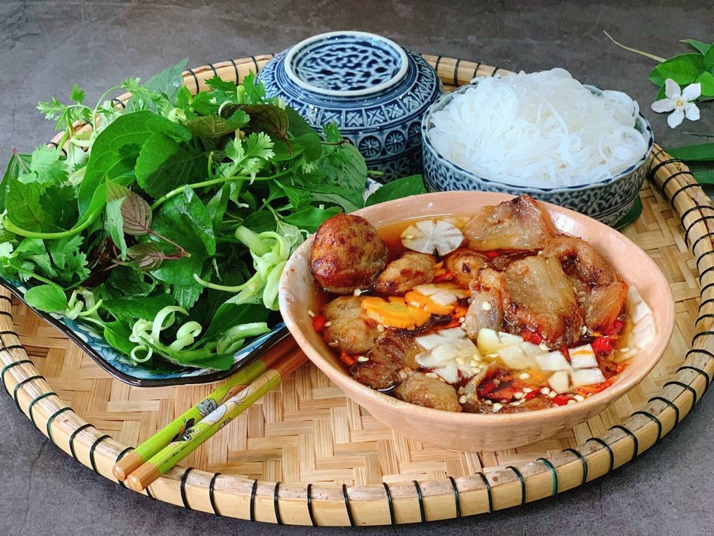 Bún chả specjał Hanoi 